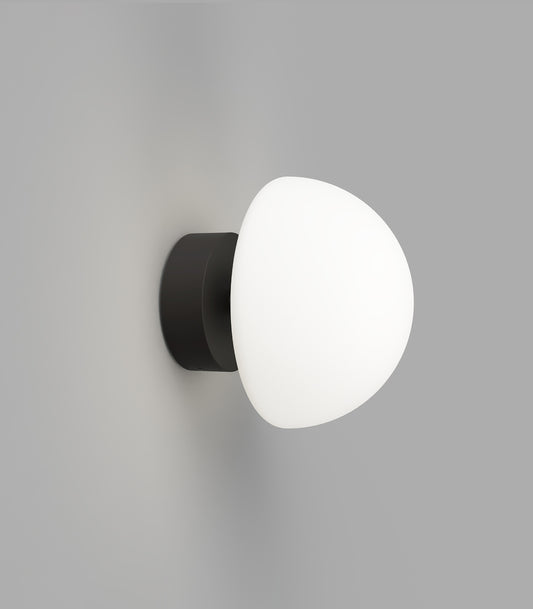 Orb Dome Short Arm Wall Light
