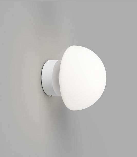 Orb Dome Short Arm Wall Light