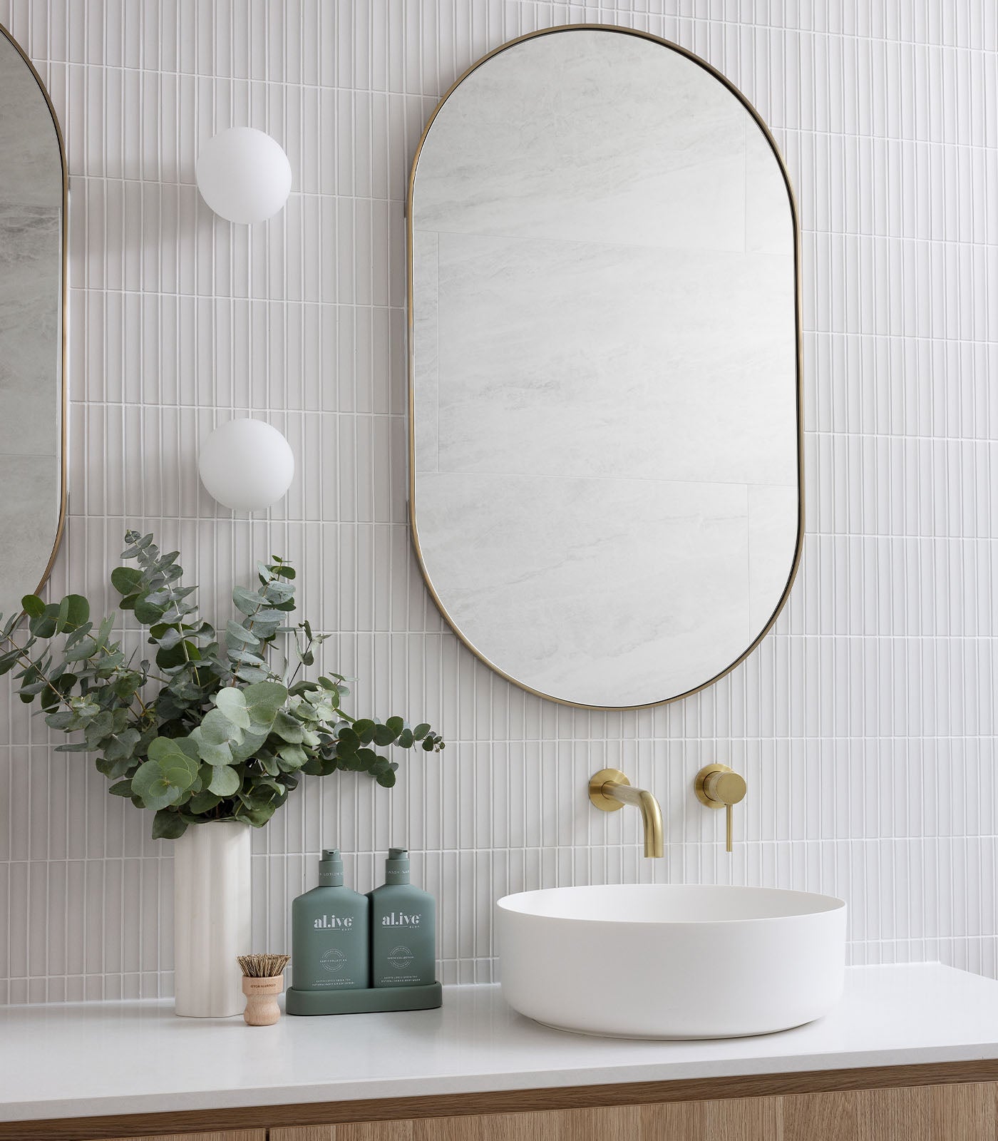 Orb Mirror Wall Light