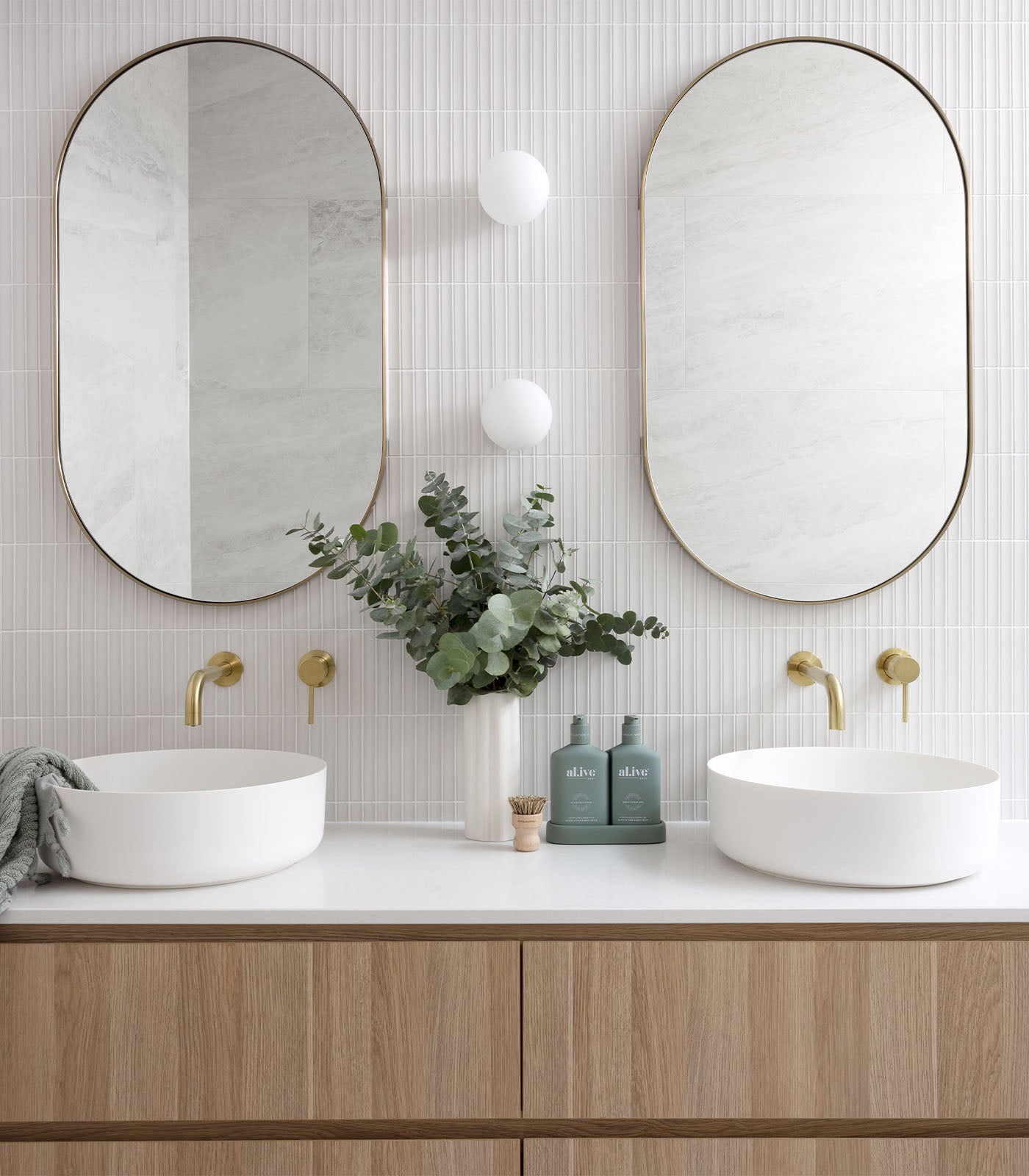 Orb Mirror Wall Light