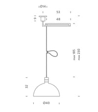Albini AM/AS Arm Pendant Light