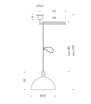 Albini AM/AS Arm Pendant Light