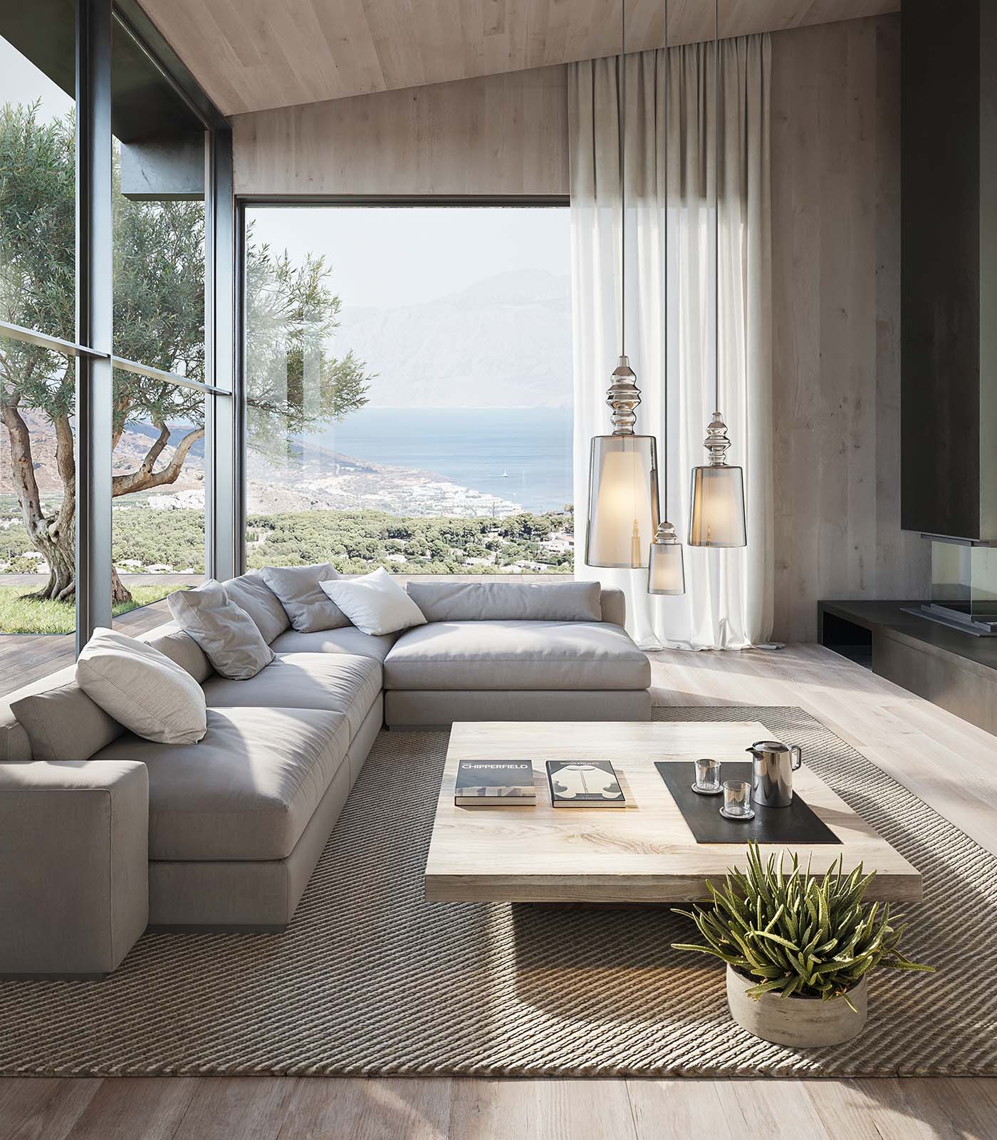 Alibaglass Pendant Light