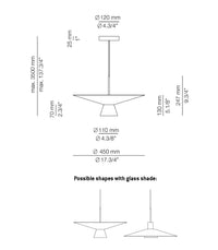 Large + Glass Shade / Anthracite - Additional Image