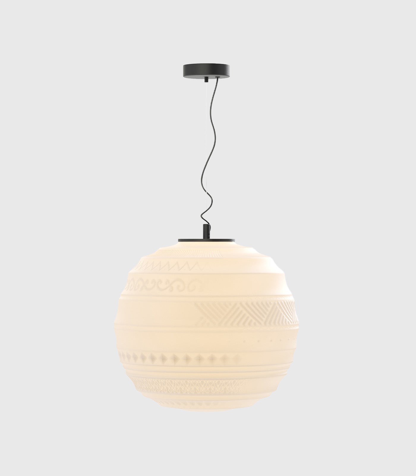 Braille Pendant Light