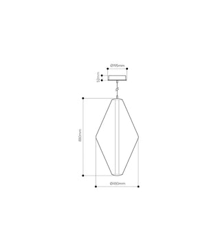 Buoy Double Cone Pendant Light