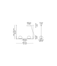 Circ 2lt Linear Pendant Light