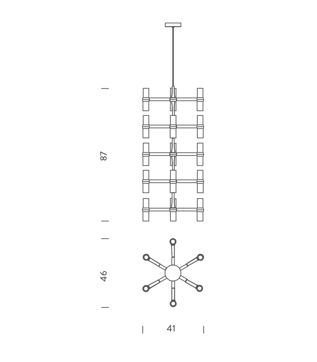 Crown Multi Pendant Light