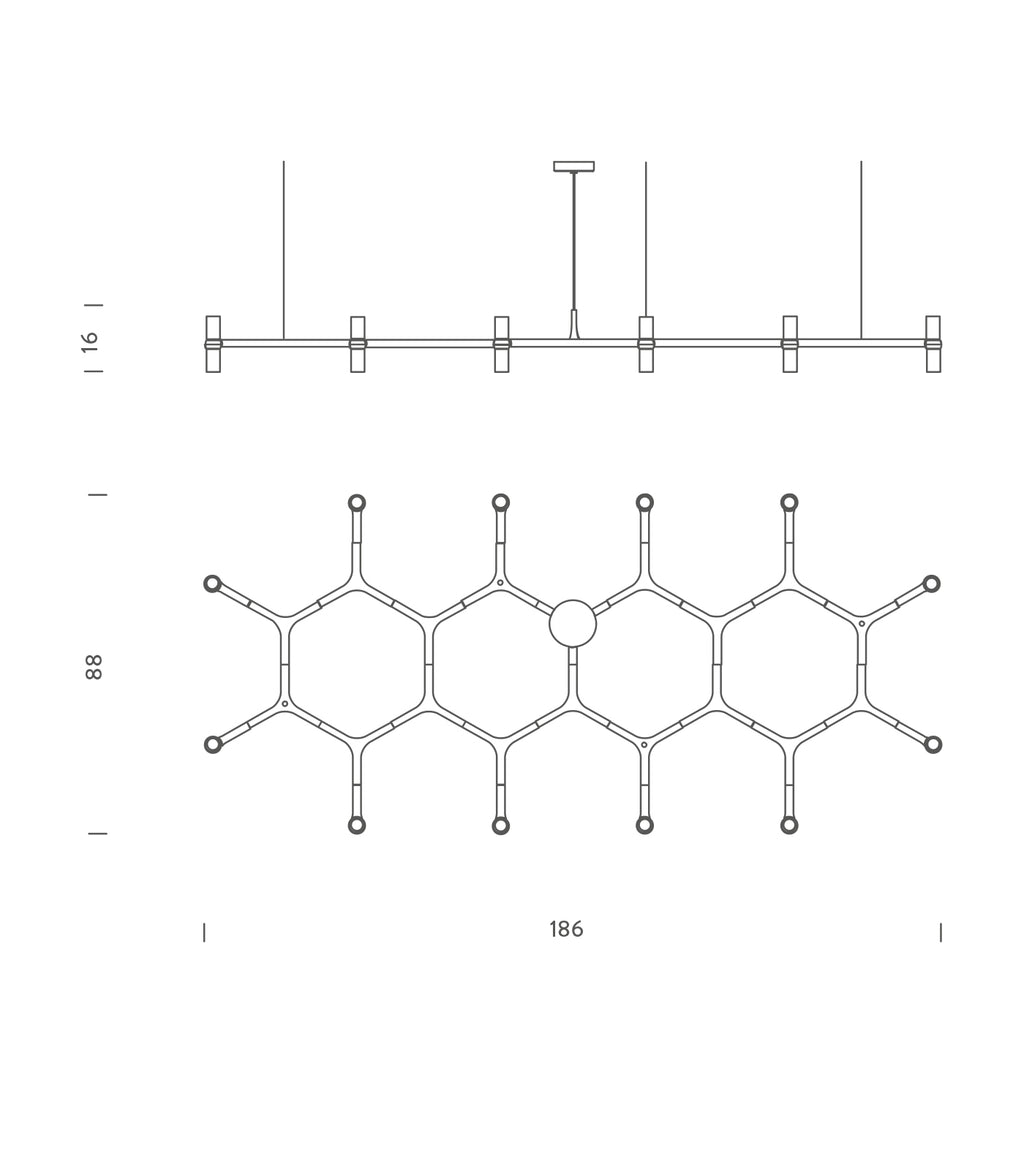 Crown Plana Pendant Light