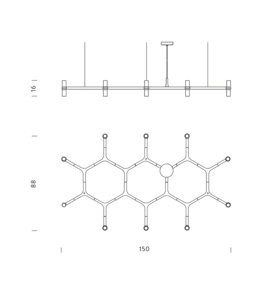 Crown Plana Pendant Light