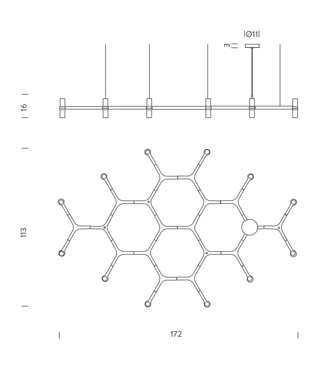 Crown Plana Pendant Light