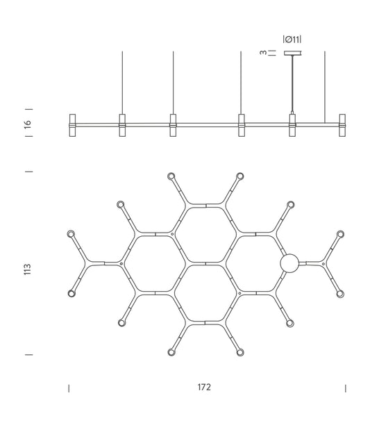 Crown Plana Pendant Light