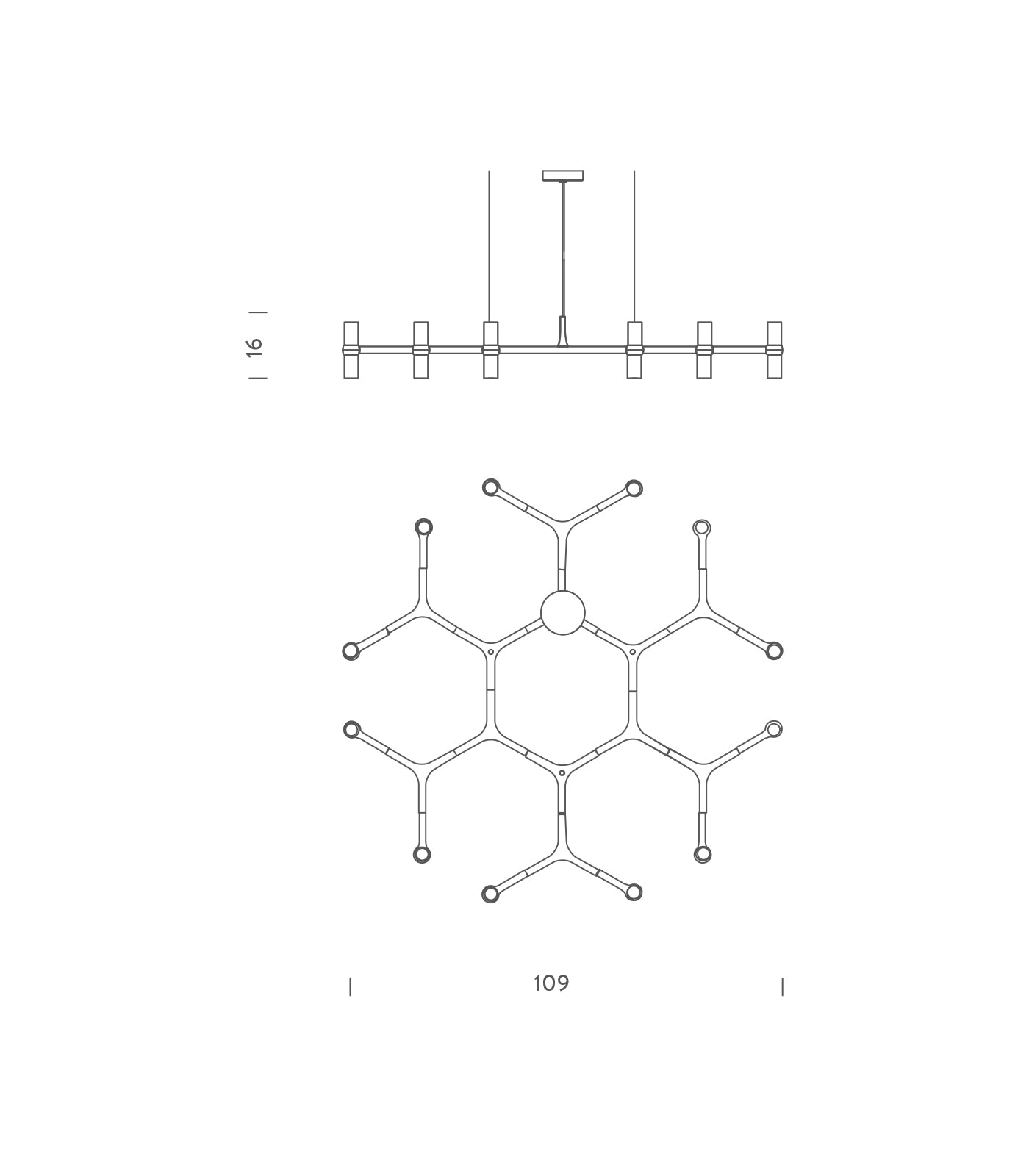 Crown Plana Pendant Light