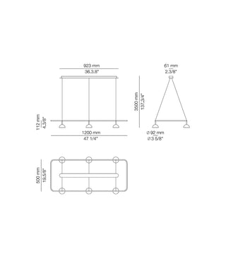 Cupolina Linear Pendant Light