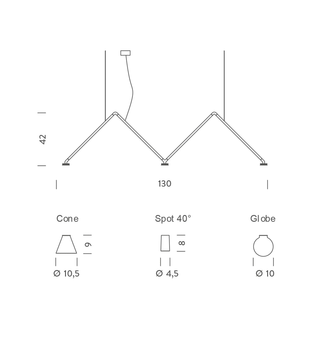 Globe / Black/White / 2700K - Additional Image