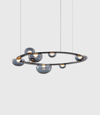 Dew Drops Circle Pendant Light