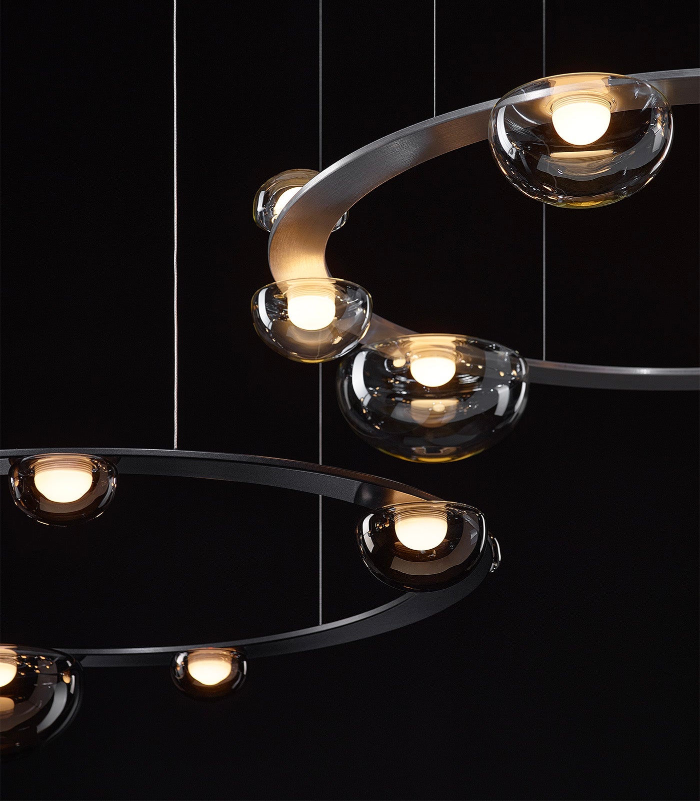 Dew Drops Circle Pendant Light