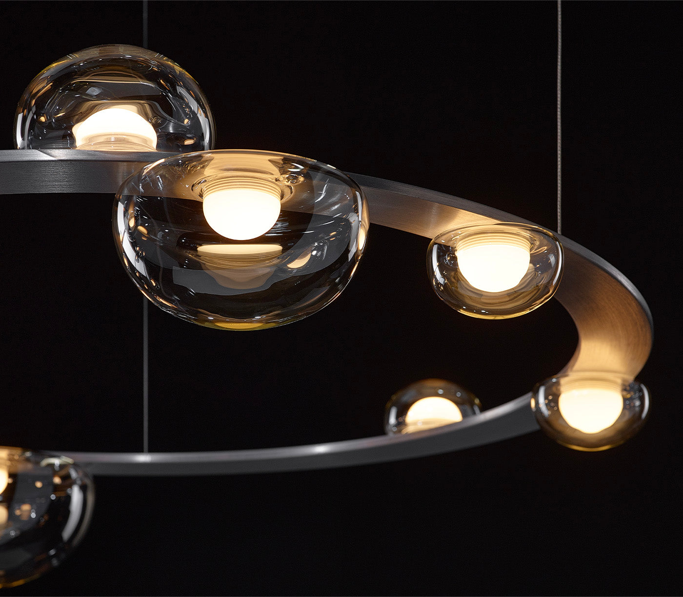 Dew Drops Circle Pendant Light