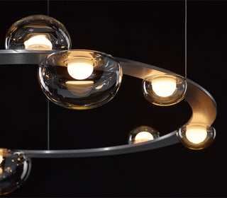 Dew Drops Circle Pendant Light