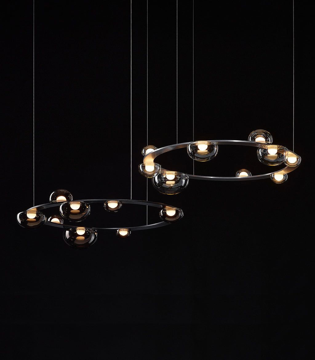 Dew Drops Circle Pendant Light