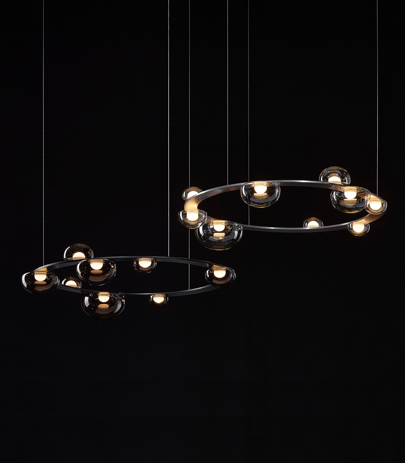Dew Drops Circle Pendant Light