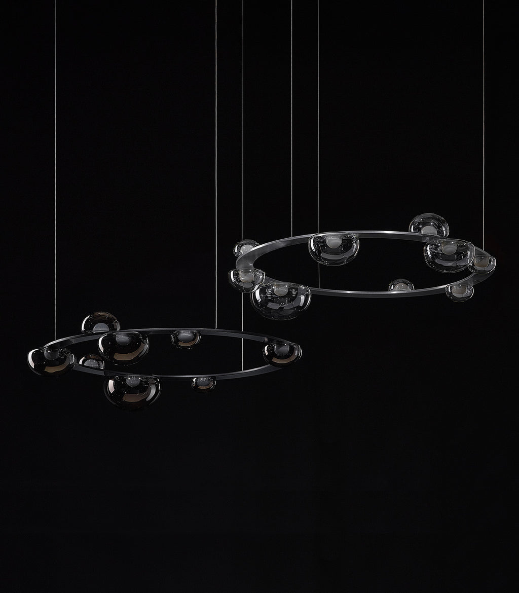 Dew Drops Circle Pendant Light