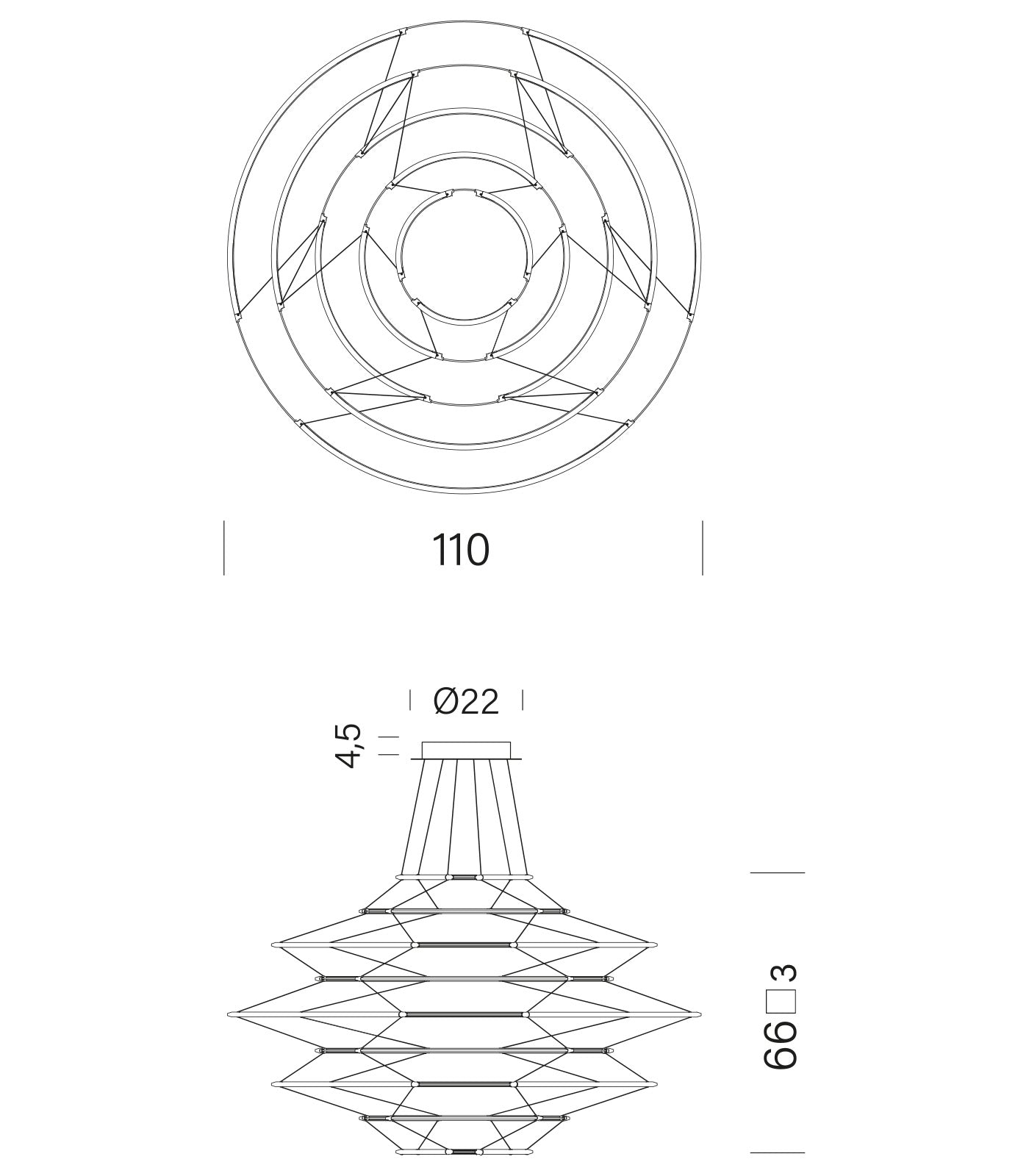 Drop 9 Pendant Light