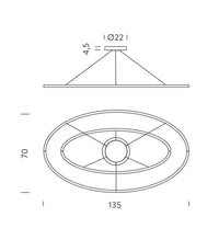 Ellisse Double Pendant Light