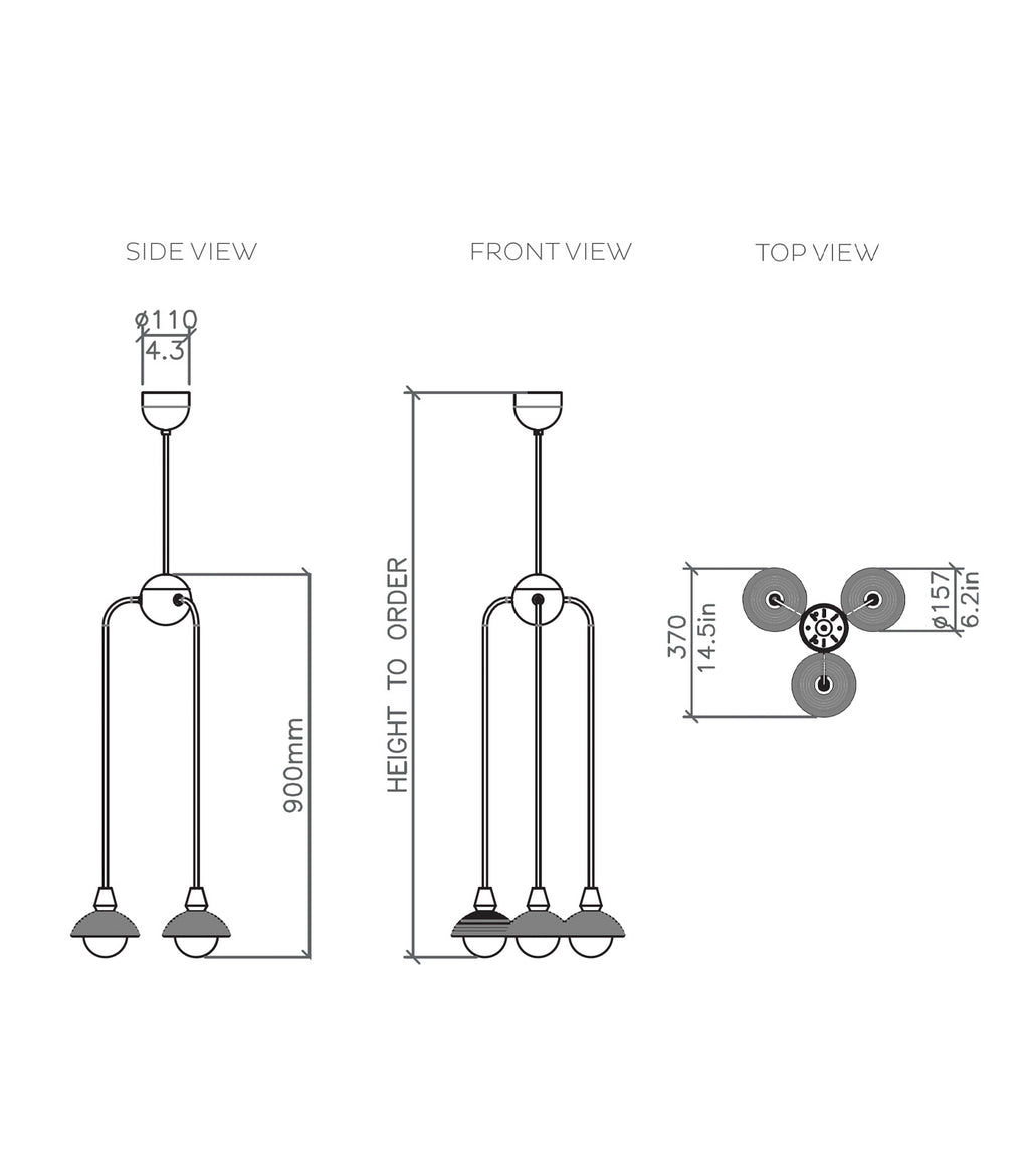 Long / Antique Brass - Additional Image