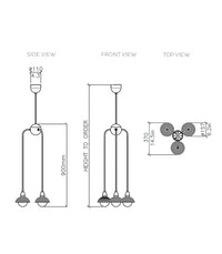 Long / Antique Brass - Additional Image