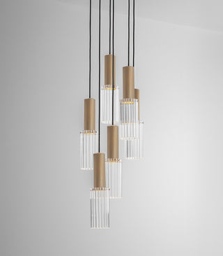 Flume Large 6lt Pendant Light
