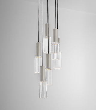 Flume Large 6lt Pendant Light