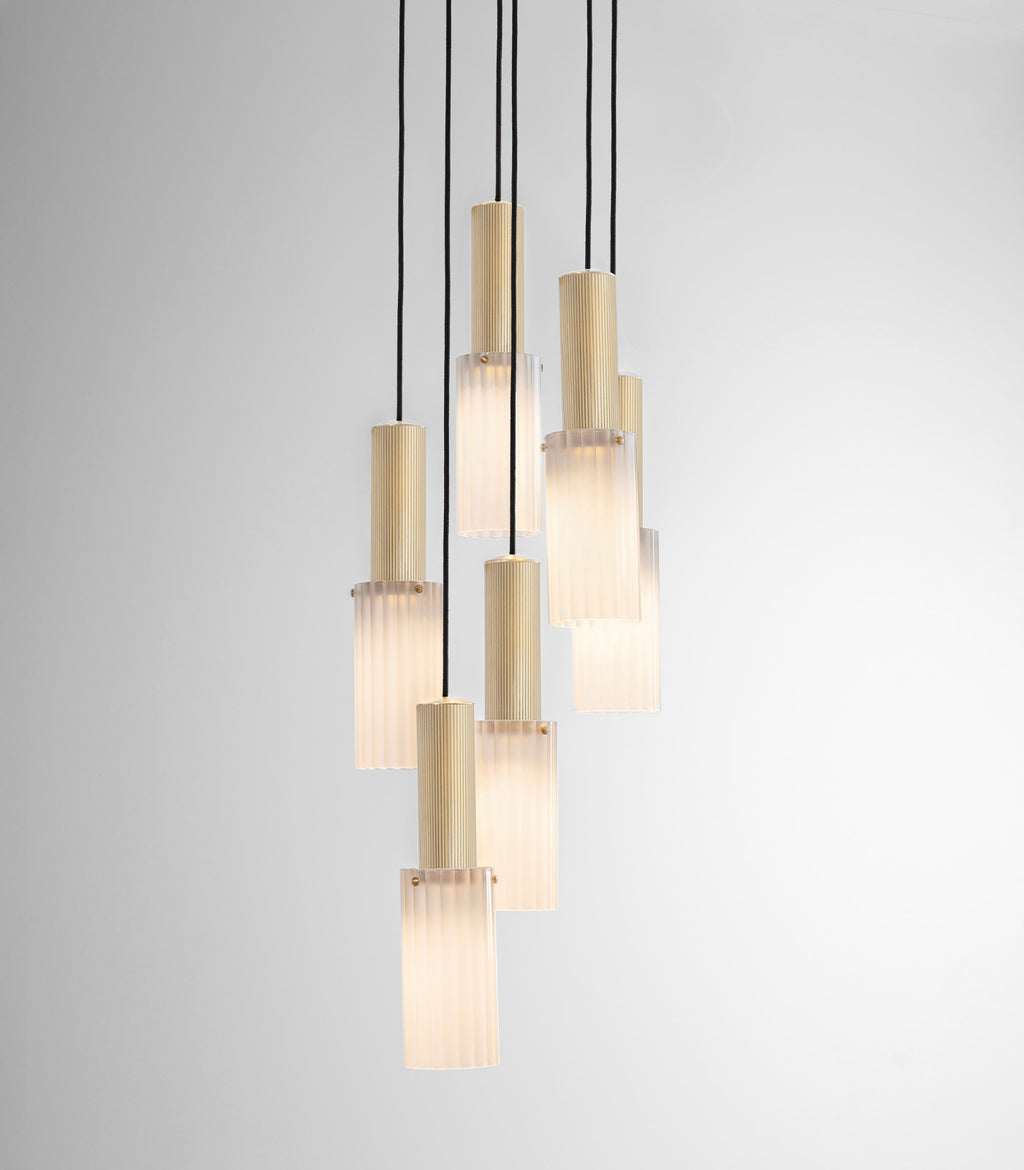 Flume Large 6lt Pendant Light