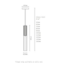 Antique Brass / Drop Rod - Additional Image