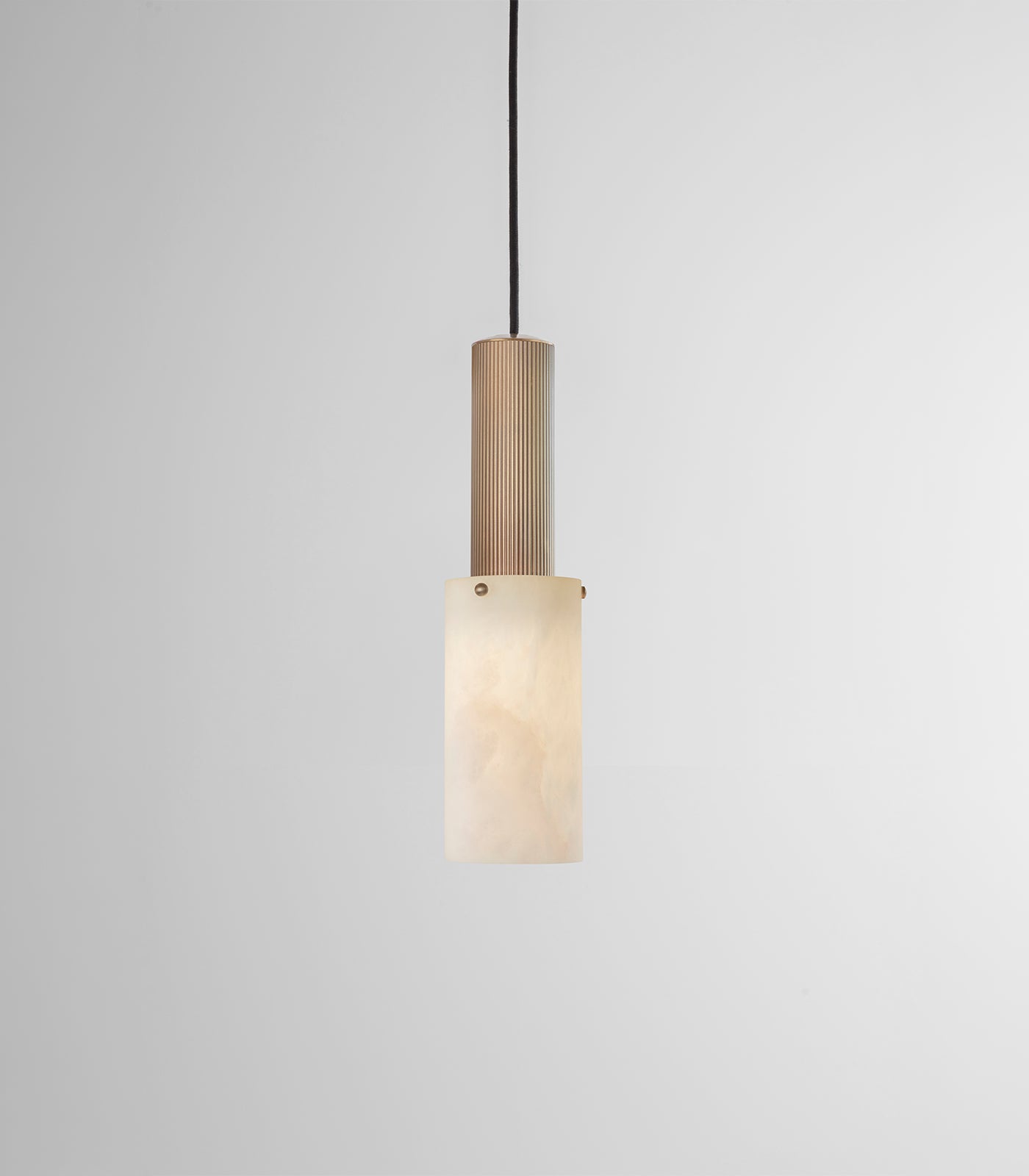 Flume Large Alabaster Pendant Light