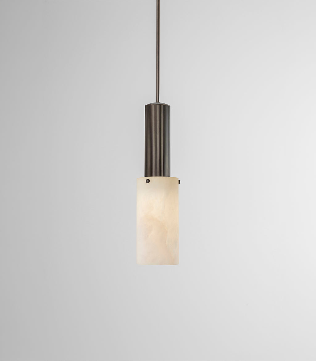 Flume Large Alabaster Pendant Light
