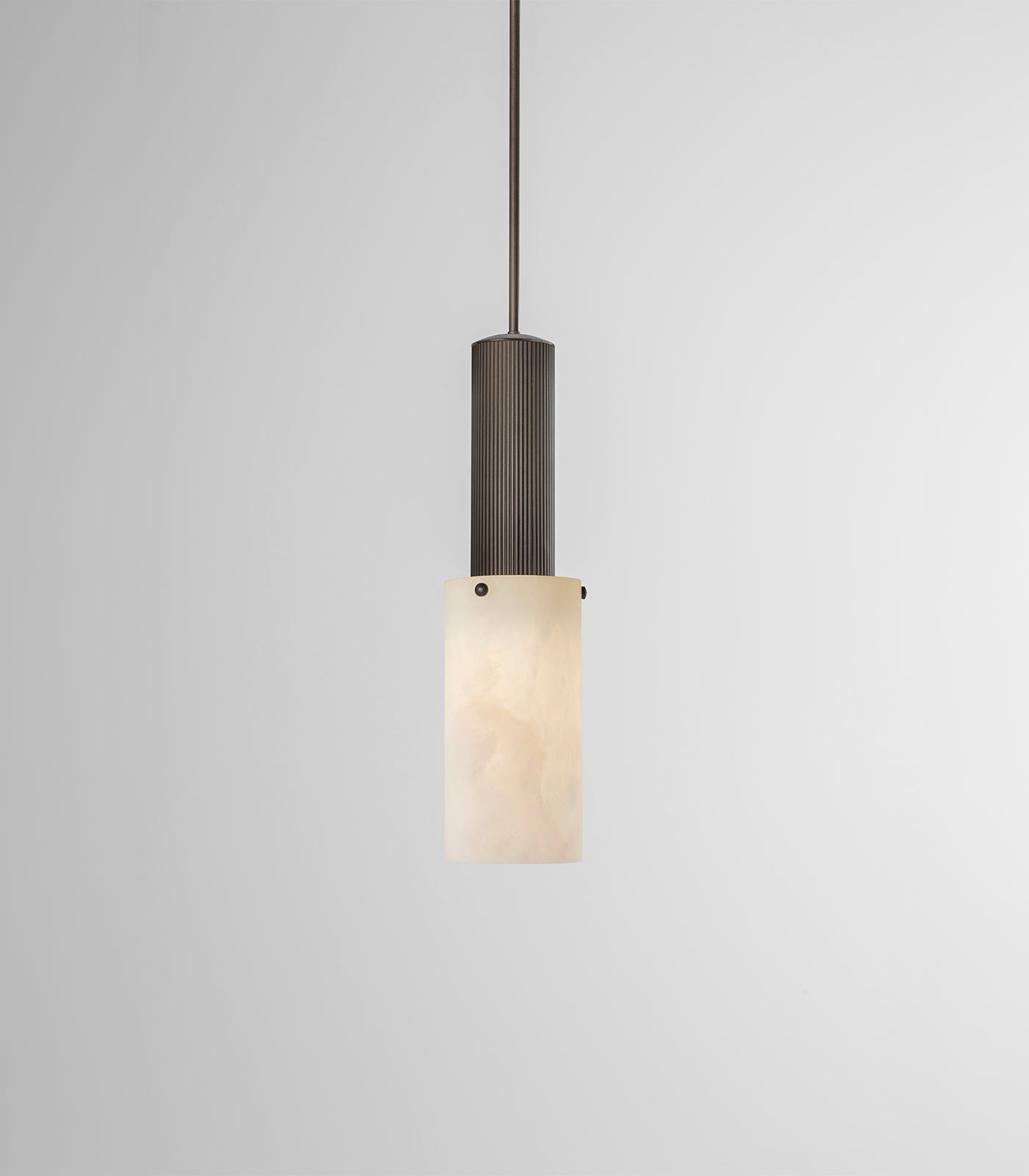 Flume Large Alabaster Pendant Light