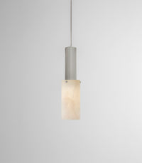 Flume Large Alabaster Pendant Light