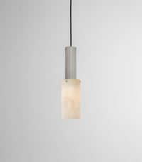 Flume Large Alabaster Pendant Light