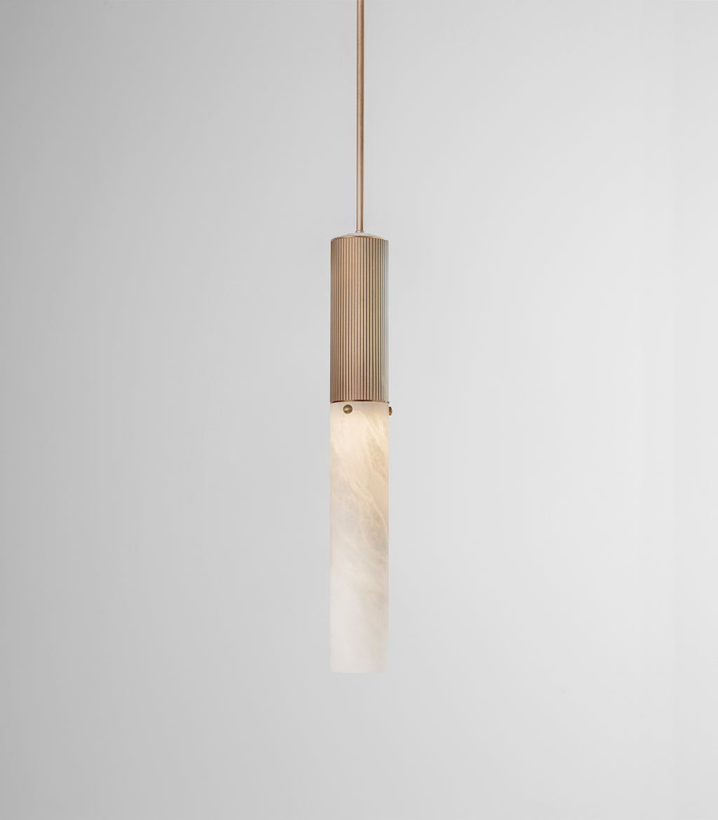 Flume Alabaster Pendant Light