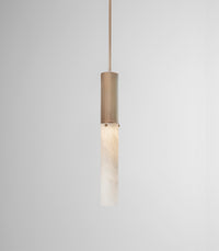 Flume Alabaster Pendant Light
