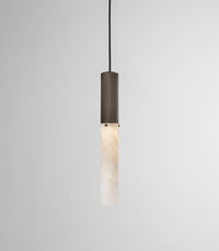 Flume Alabaster Pendant Light