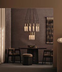 Flume Alabaster Pendant Light