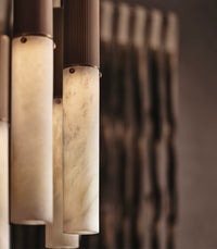 Flume Alabaster Pendant Light