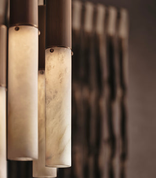 Flume Alabaster Pendant Light