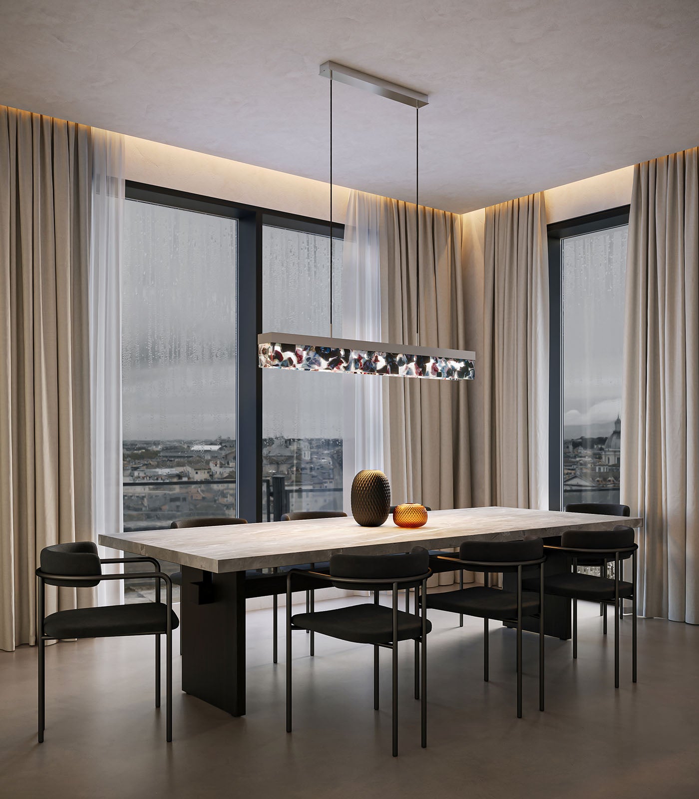 Fragments Linear Pendant Light