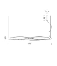 In The Wind Horizontal Pendant Light