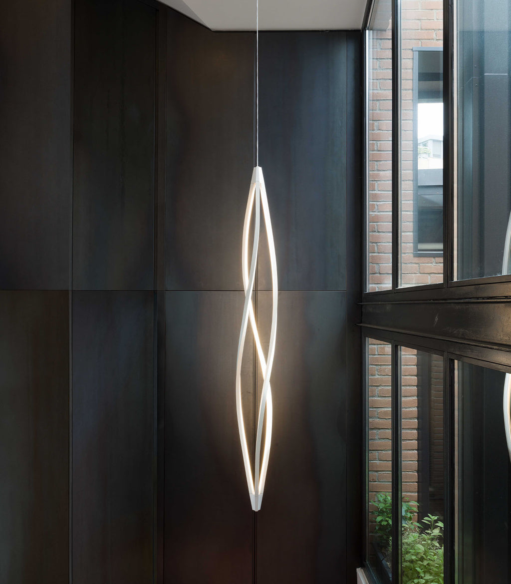 In The Wind Vertical Pendant Light