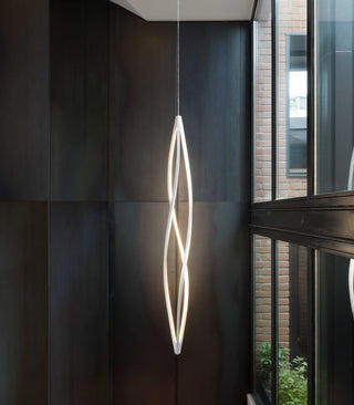 In The Wind Vertical Pendant Light