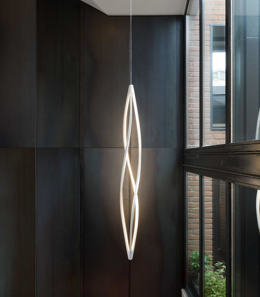 In The Wind Vertical Pendant Light